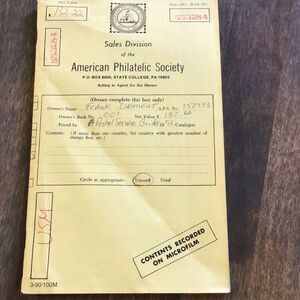 Vintage stamp collection valued at 130 20 years ago